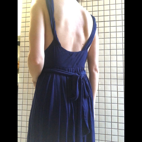 Anthropologie C. Keer Grand-Holiday Navy Dress - Picture 2 of 7